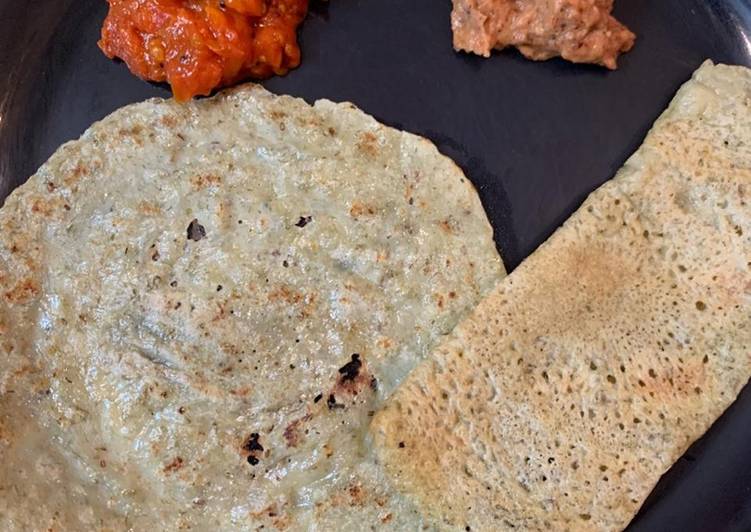 Recipe of Jamie Oliver Lapsi moong dhal dosa