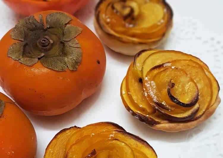 Persimmon Flower Tarts