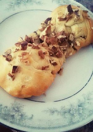A picture of Chocolate Pecan Croisant.