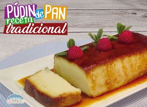 Foto principal de Pudin o budin de pan - Receta tradicional y muy fácil
