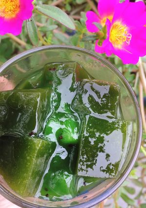 Hình của món Thạch sương sâm núng nính - làm kì công muốn xỉu tại chỗ 😖.