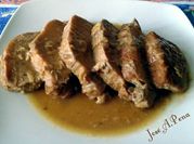 Una foto de lomo en salsa