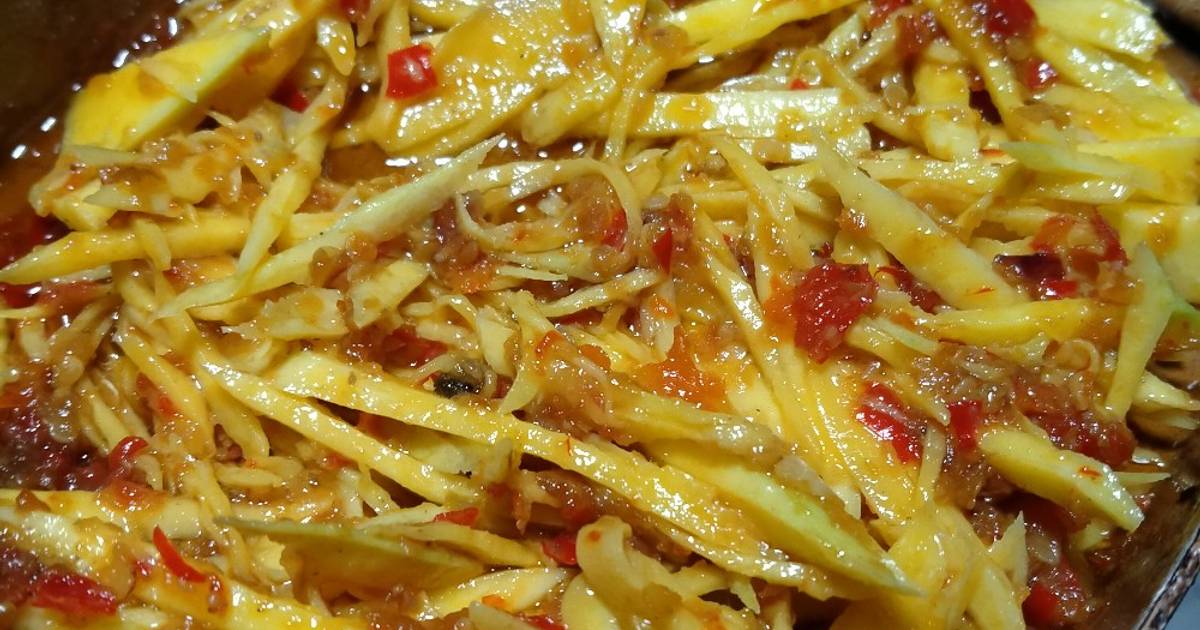 Resep Sambal Pencit Sambal Mangga Muda Oleh Dyah R Cookpad