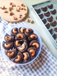 Foto resep Choco Cashew Cookies