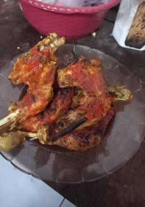 Foto resep Resep ayam panggang pedas