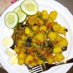 A picture of Potato castrole.