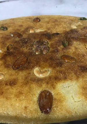صورة لوصفة 🥮 بسبوسة بالقشطة🥮