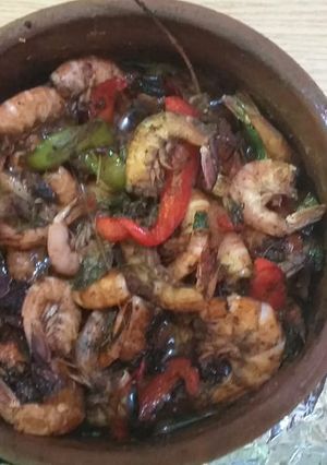 صورة لوصفة طاجن جمبري ولا اطيب