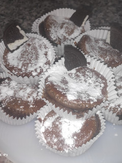 Una foto de Magdalenas de oreo