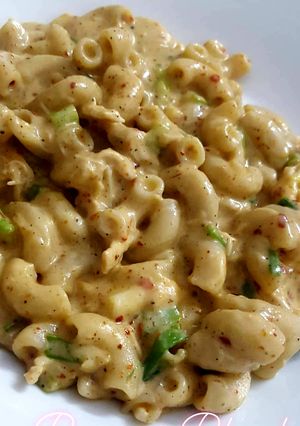A picture of Creamy Macroni & Cheese.
