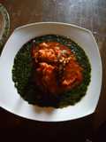 Ewedu soup and tomatoes stew