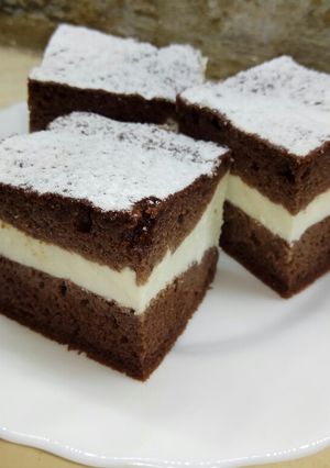 Kakaós túró süti, FITT módra recept fotója