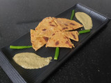 Leftover dal paratha
