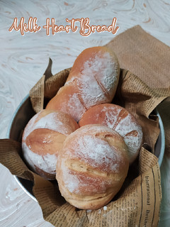 Foto resep Milk Heart Bread