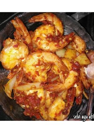 Foto resep Udang kentang balado