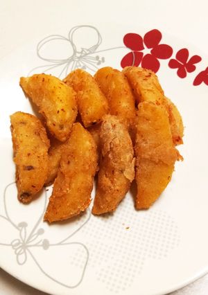 Foto resep POTATO WEDGES BARBEQUE PEDAS 😍