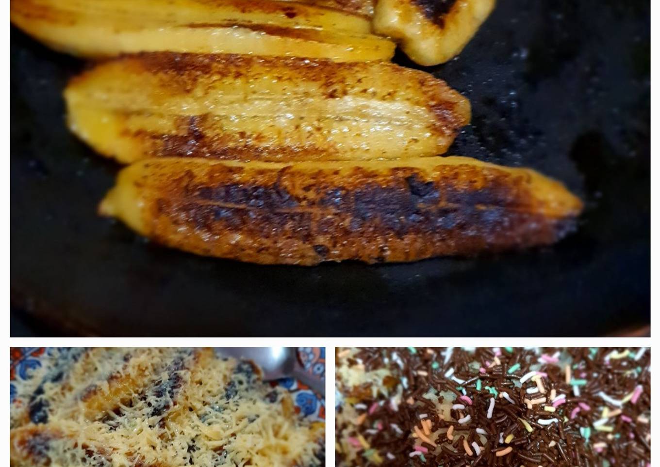 Pisang bakar keju coklat