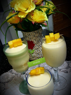 A picture of #Mango Shake.