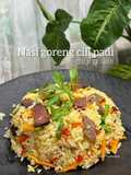 Nasi goreng cili padi daging salai