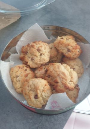 Une photo de Cookies miel chocolat
