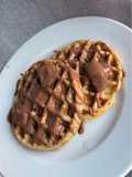 Mini Waffles de plátano