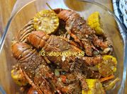 Gambar lobster bawang putih mentega