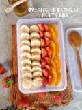 Overnight oatmeal fruits box