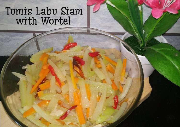 69. Tumis Labu Siam with Wortel