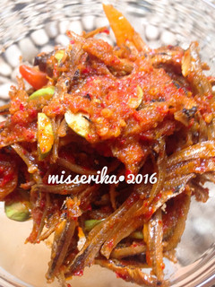 Foto resep Sambel teri jengki pete