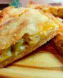 Torta de queso y aceitunas