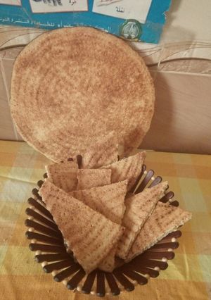 صورة لوصفة كسرة القمح