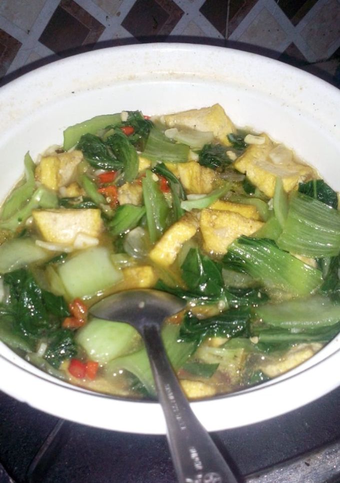 Foto resep Pakcoy, tahu kuning dan brokoli (tumis kuah)