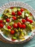 Ensalada con alficoz y cebolleta