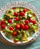 Ensalada con alficoz y cebolleta