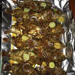 A picture of Grilled fish.