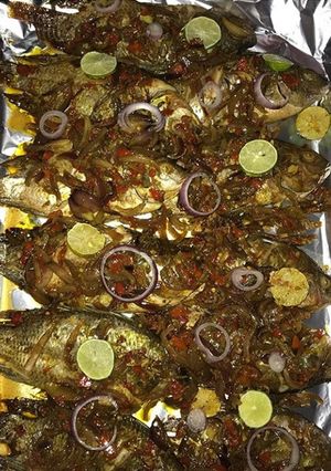 A picture of Grilled fish.