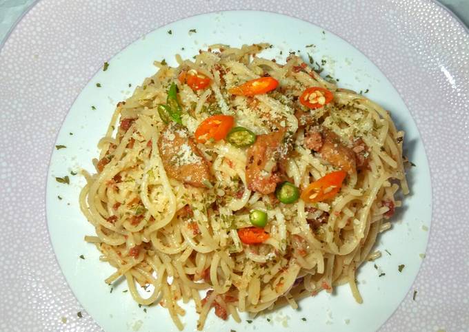 Spaghetti Aglio Olio foto resep utama