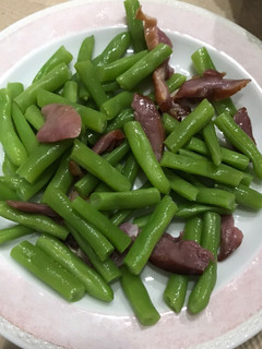 無技巧-鴨賞涼拌四季豆 的食譜成品照片