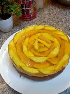 صورة لوصفة تورته موس المانجو