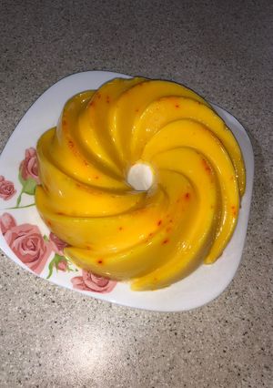 عکسی از دستور دسر زعفرانی خوشمزه