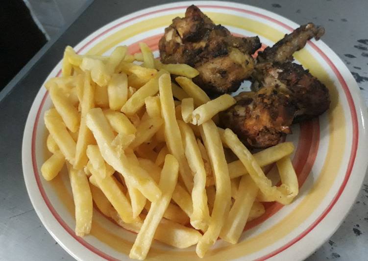 Made by You Fried irish potatoes with chicken