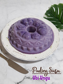 Foto resep Puding Susu Ubi Ungu