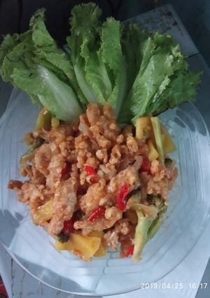 Foto resep Jamur Krispi Brokoli Asam Manis