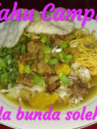 Cara Gampang Menyiapkan Resep Tahu Campur Ngangeni yang  Bikin Ketagihan Anti Ribet, Uenak Banget