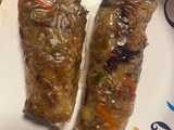 sausage rice rolls