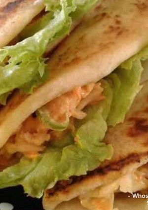 A picture of Whosayna’s Steak and Masala Fries Wraps.