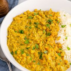 A picture of Coconut Milk Curry Lentils.