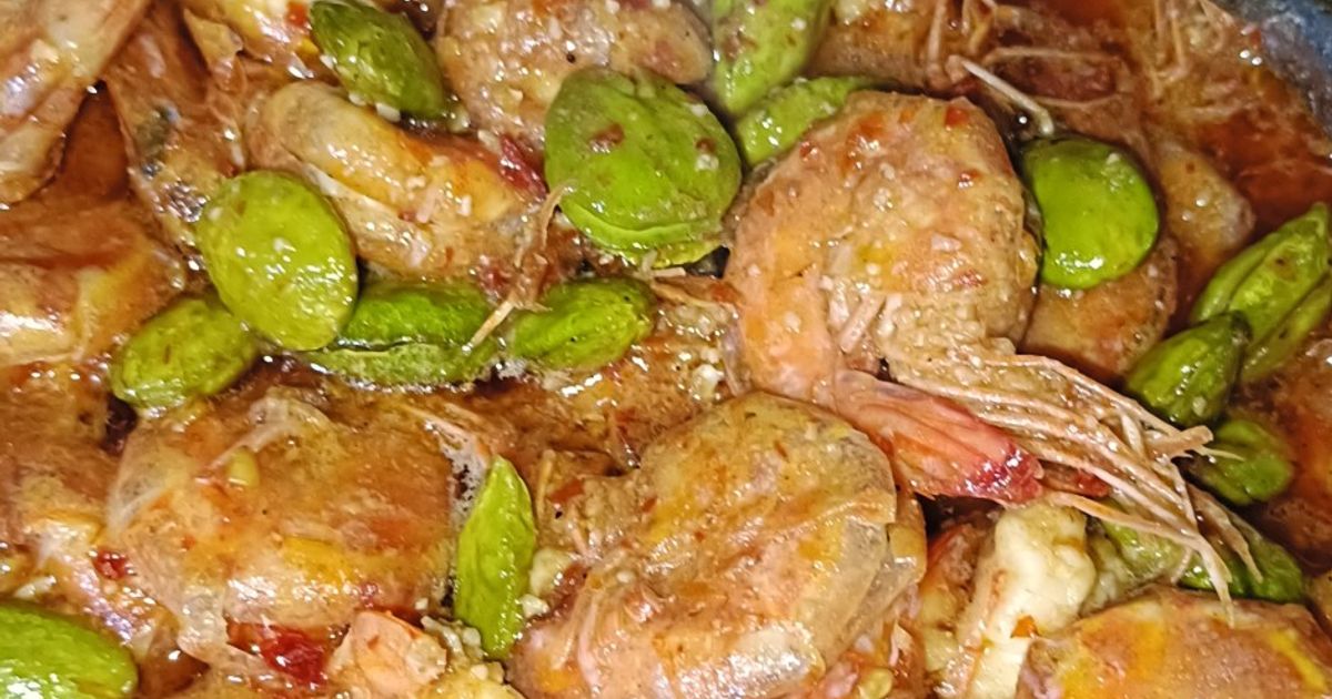Sambal udang pete