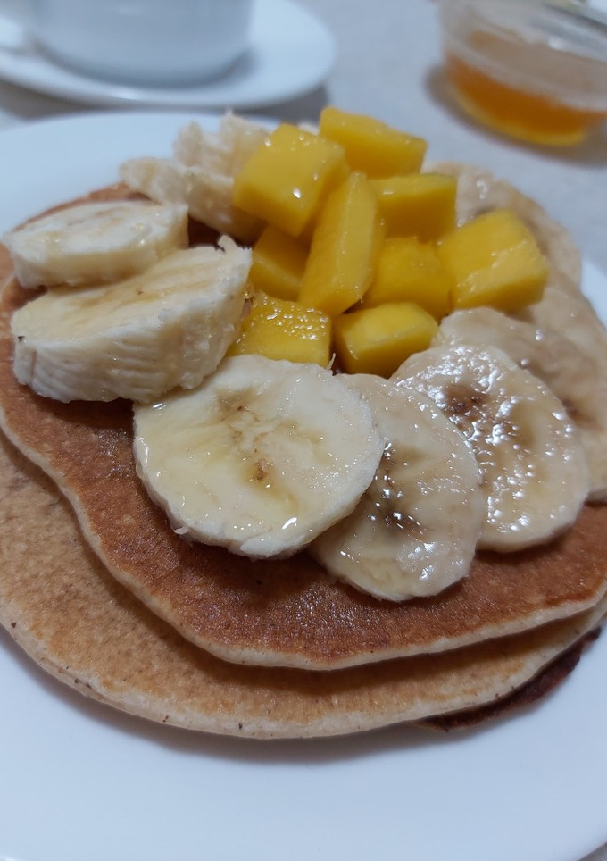 Una foto de Panqueques de avena
