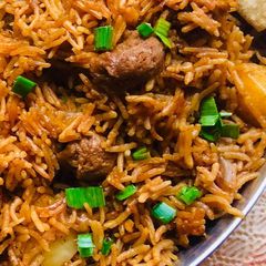 Soyabean pulav A picture of Soyabean pulav.